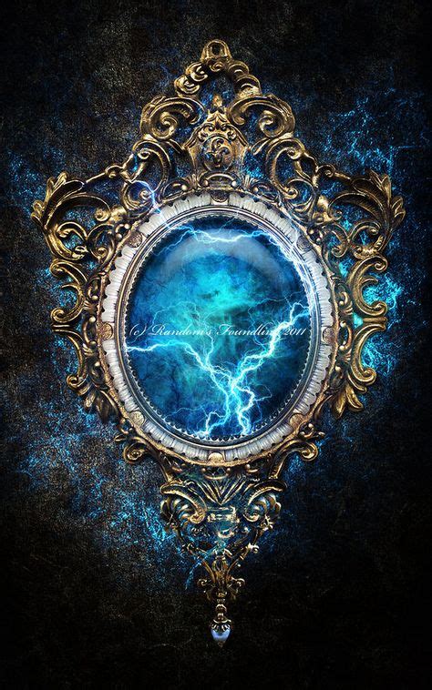 Blue magic mirror gold